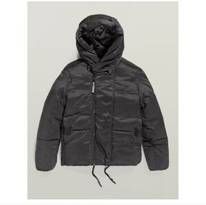 NWT! G-Star Raw, G-Whistler Short Padded Jacket,Dk Black, Size Small, MSRP $340